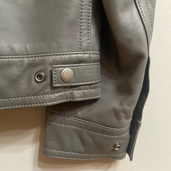 Men’s Coach Leather Blouson Jacket, Size 50 - Picture 11 of 16